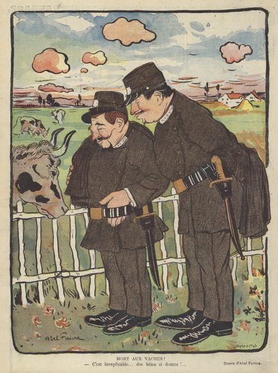 Ilustración para Le Rire de Jules Abel Faivre
