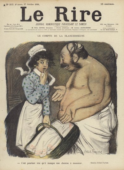 Ilustración para Le Rire de Jules Abel Faivre