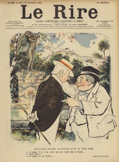 Ilustración para Le Rire de Jules Abel Faivre