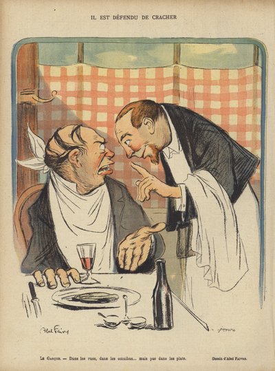 Ilustración para Le Rire de Jules Abel Faivre