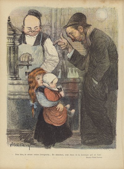 Ilustración para Le Rire de Jules Abel Faivre