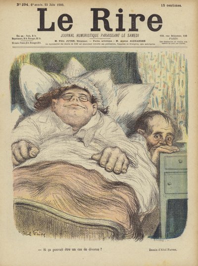 Ilustración para Le Rire de Jules Abel Faivre