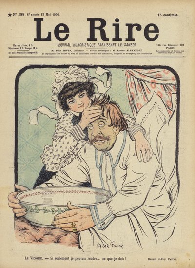 Ilustración para Le Rire de Jules Abel Faivre