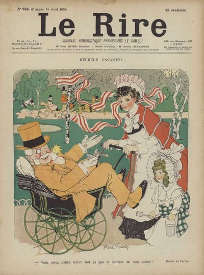 Ilustración para Le Rire de Jules Abel Faivre