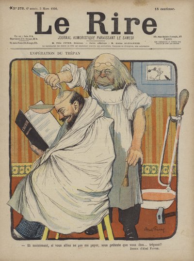 Ilustración para Le Rire de Jules Abel Faivre