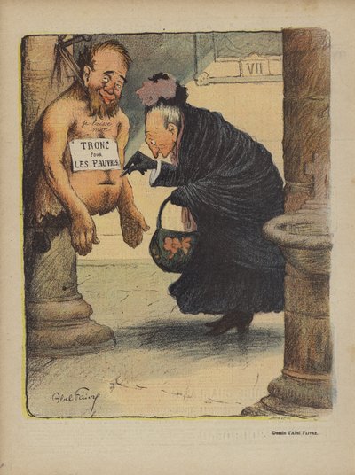 Ilustración para Le Rire de Jules Abel Faivre