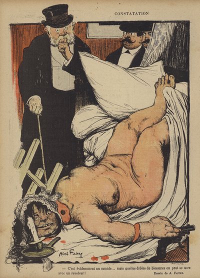 Ilustración para Le Rire de Jules Abel Faivre