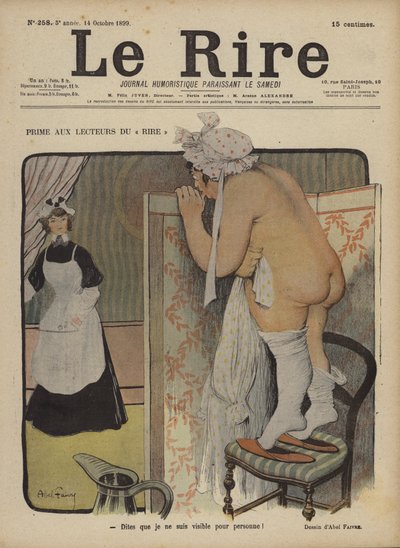 Ilustración para Le Rire de Jules Abel Faivre