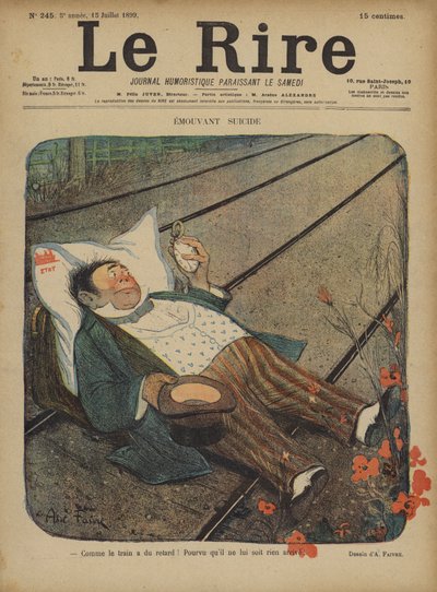 Ilustración para Le Rire de Jules Abel Faivre