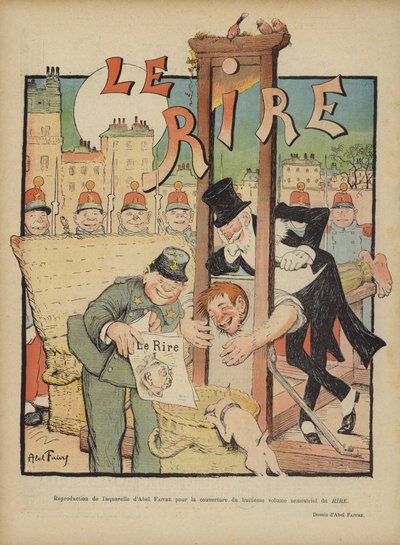 Ilustración para Le Rire de Jules Abel Faivre