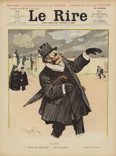 Ilustración para Le Rire de Jules Abel Faivre