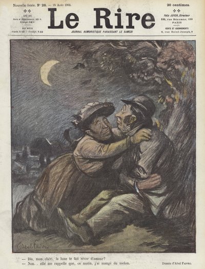 Ilustración para Le Rire de Jules Abel Faivre