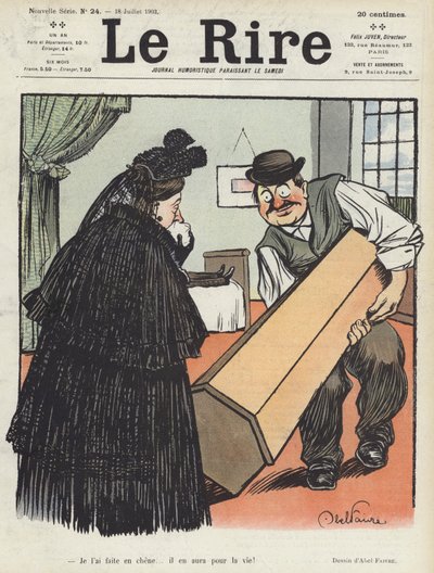 Ilustración para Le Rire de Jules Abel Faivre