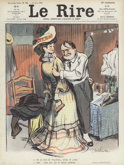 Ilustración para Le Rire de Jules Abel Faivre