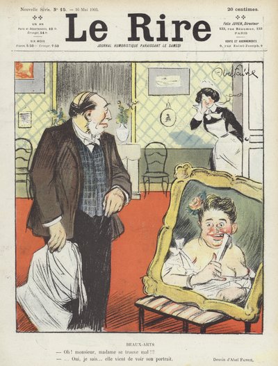 Ilustración para Le Rire de Jules Abel Faivre