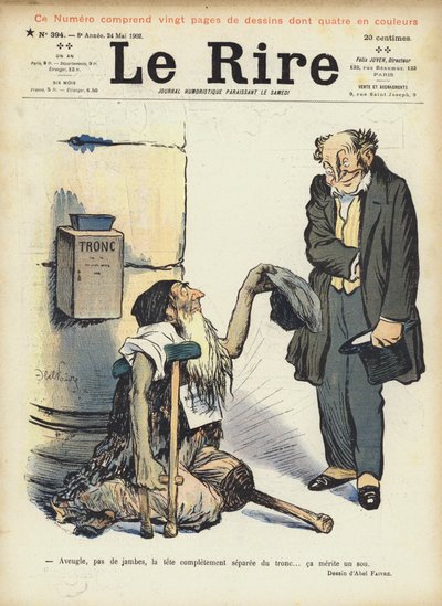 Ilustración para Le Rire de Jules Abel Faivre