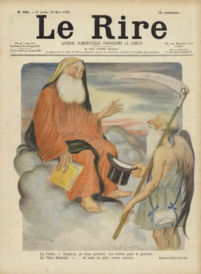 Ilustración para Le Rire de Jules Abel Faivre