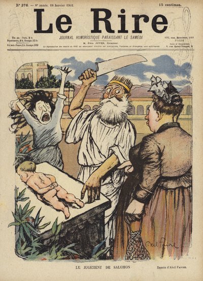 Ilustración para Le Rire de Jules Abel Faivre
