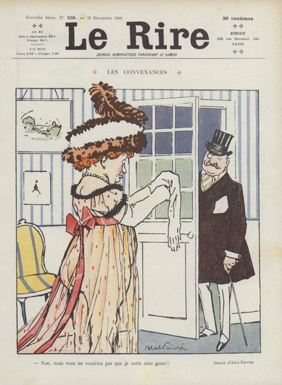 Ilustración para Le Rire de Jules Abel Faivre