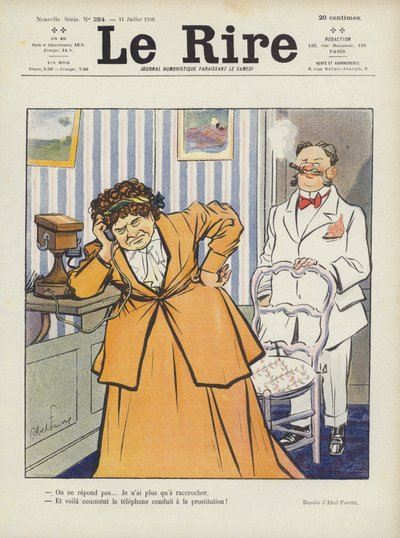 Ilustración para Le Rire de Jules Abel Faivre