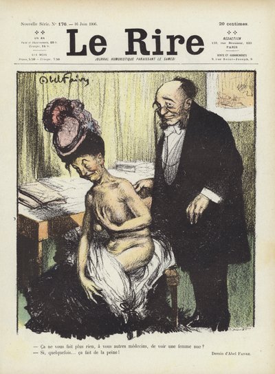 Ilustración para Le Rire de Jules Abel Faivre
