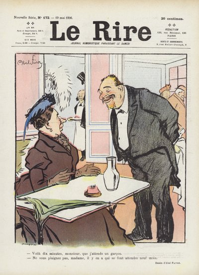Ilustración para Le Rire de Jules Abel Faivre