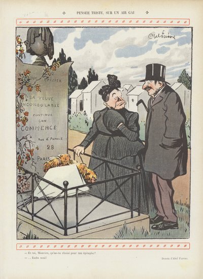 Ilustración para Le Rire de Jules Abel Faivre