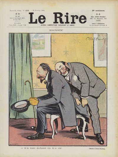 Ilustración para Le Rire de Jules Abel Faivre