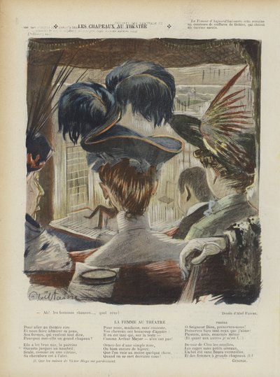 Ilustración para Le Rire de Jules Abel Faivre