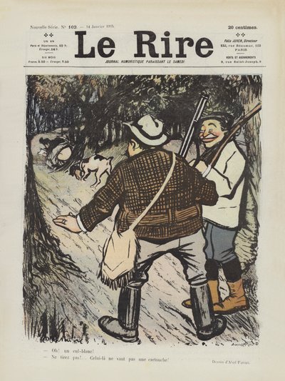 Ilustración para Le Rire de Jules Abel Faivre