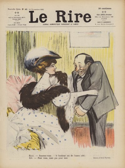 Ilustración para Le Rire de Jules Abel Faivre