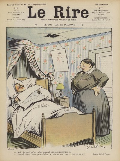 Ilustración para Le Rire de Jules Abel Faivre