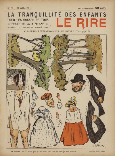 Ilustración para Le Rire de Jules Abel Faivre