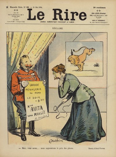 Ilustración para Le Rire de Jules Abel Faivre