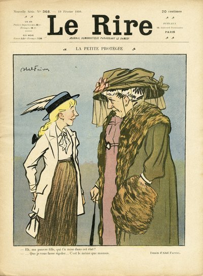 Ilustración para la portada de Le Lire de Jules Abel Faivre
