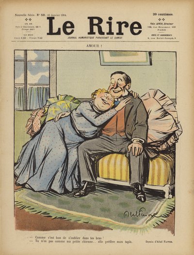 ¡Amor! Ilustración para Le Rire de Jules Abel Faivre