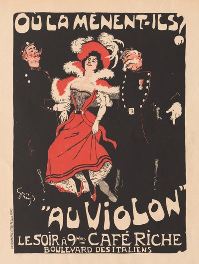 Los Maestros del Cartel: Pl. 103 Café Reche de Jules Alexandre Grün