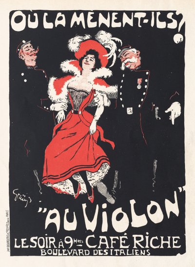 ¿Dónde la llevan? Al calabozo, 1897 de Jules Alexandre Grün