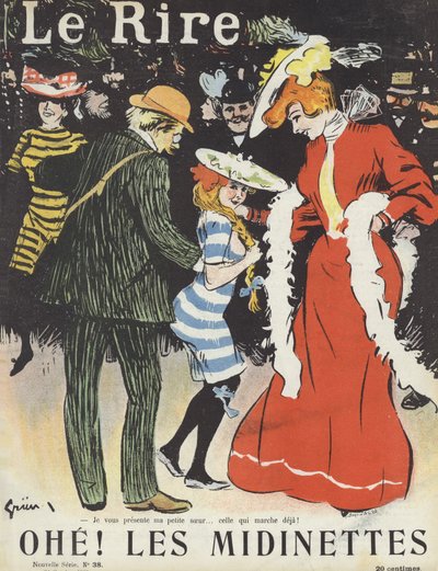 Ilustración para Le Rire de Jules Alexandre Gruen or Grun