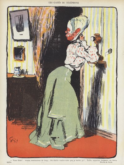 Ilustración para Le Rire de Jules Alexandre Gruen or Grun
