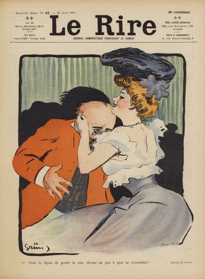 Ilustración para Le Rire de Jules Alexandre Gruen or Grun
