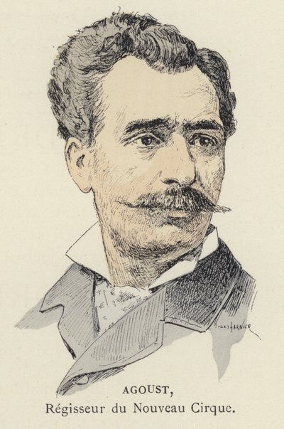 Agoust, director del Nouveau Cirque de Jules Arsene (after) Garnier