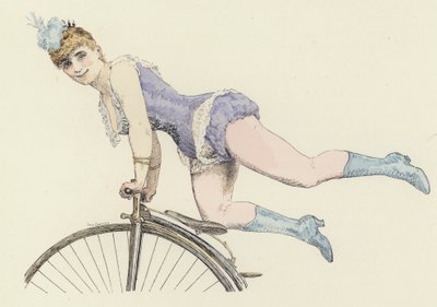Artista ciclista de Jules Arsene Garnier