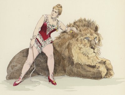 Domadora de leones de Jules Arsene Garnier