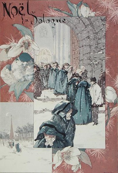 Navidad en Sologne (Francia) de Jules Auguste Habert Dys