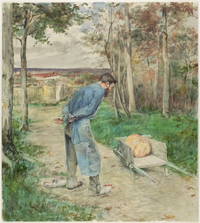 La bellota y la calabaza de Jules Bastien Lepage