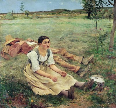Los segadores, 1877 de Jules Bastien Lepage