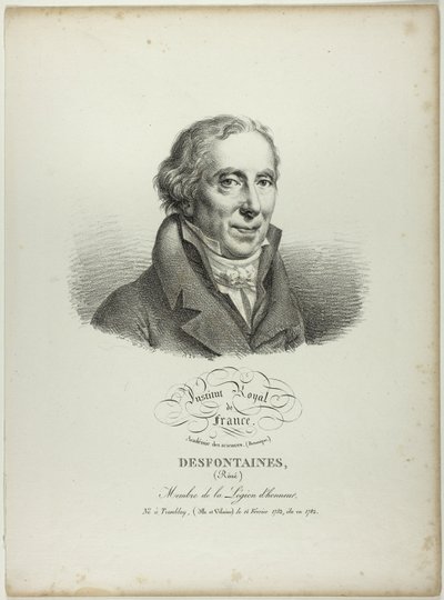 Retrato de Réné Desfonataines de Jules Boilly