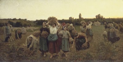 Llamando a los espigadores, 1859 de Jules Breton