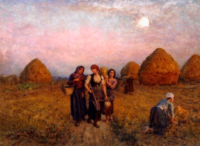 Trabajo al Amanecer de Jules Breton